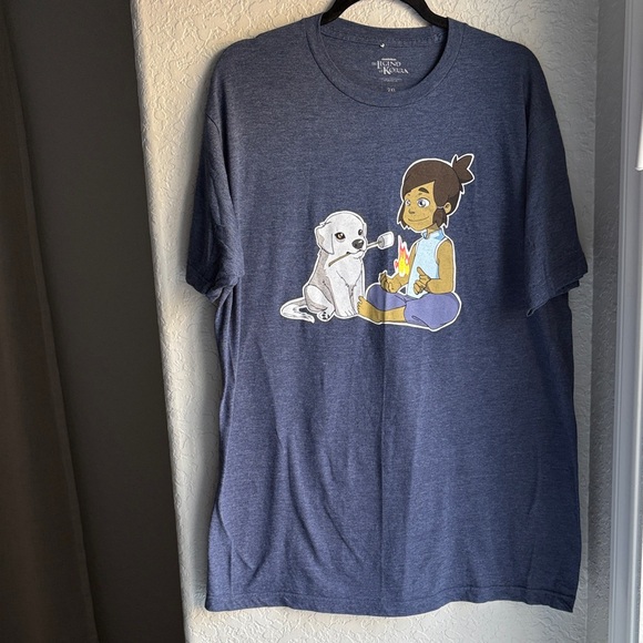 Nickelodeon The Legend of Korra Graphic T-Shirt Heather Cotton Cartoon Tee 2XL - Picture 4 of 9